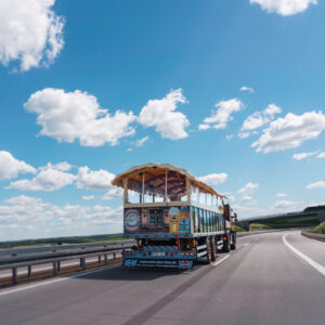 Autobahn-Planwagen